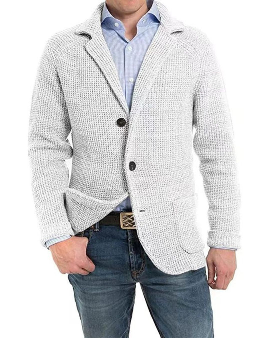 Elegant Long-Sleeve Pocket