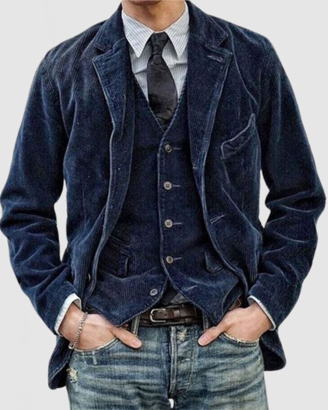 Vintage Corduroy Lapel